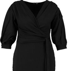 Plus Off The Shoulder Wrap Midi Dress ❤️✨